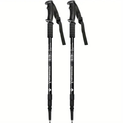 Premium Adjustable Shock-Absorbing Aluminum Trekking Poles for Hiking & Outdoor Adventures