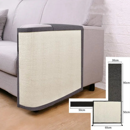 Oliver™ Cat Scratch Guard for Sofa Armrest with Durable Sisal Surface