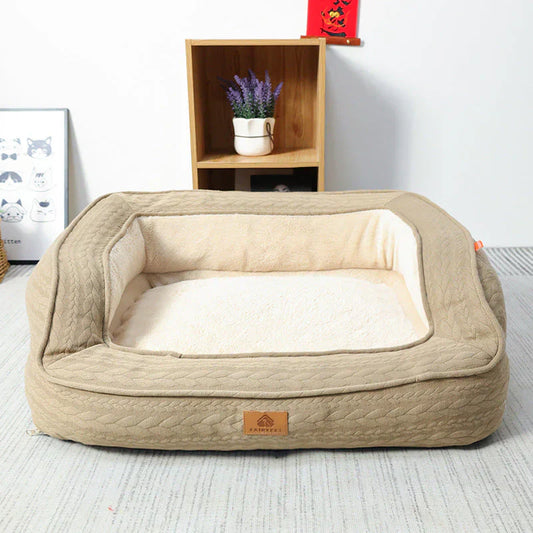 Rocky™ Ergonomic Dog Bed with Orthopedic Support and Washable Cover