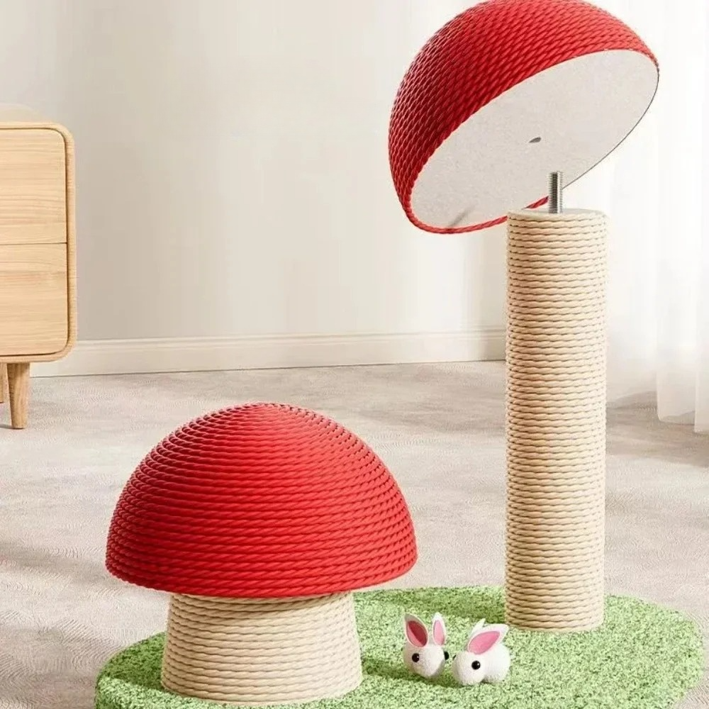Daisy™ Mushroom Cat Scratching Tree – Play, Scratch & Explore