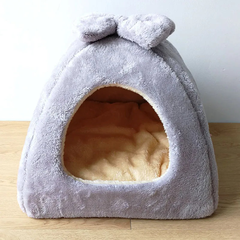 Nala™ Cozy Pet House – Warm & Secure Hideout for Cats and Small Dogs