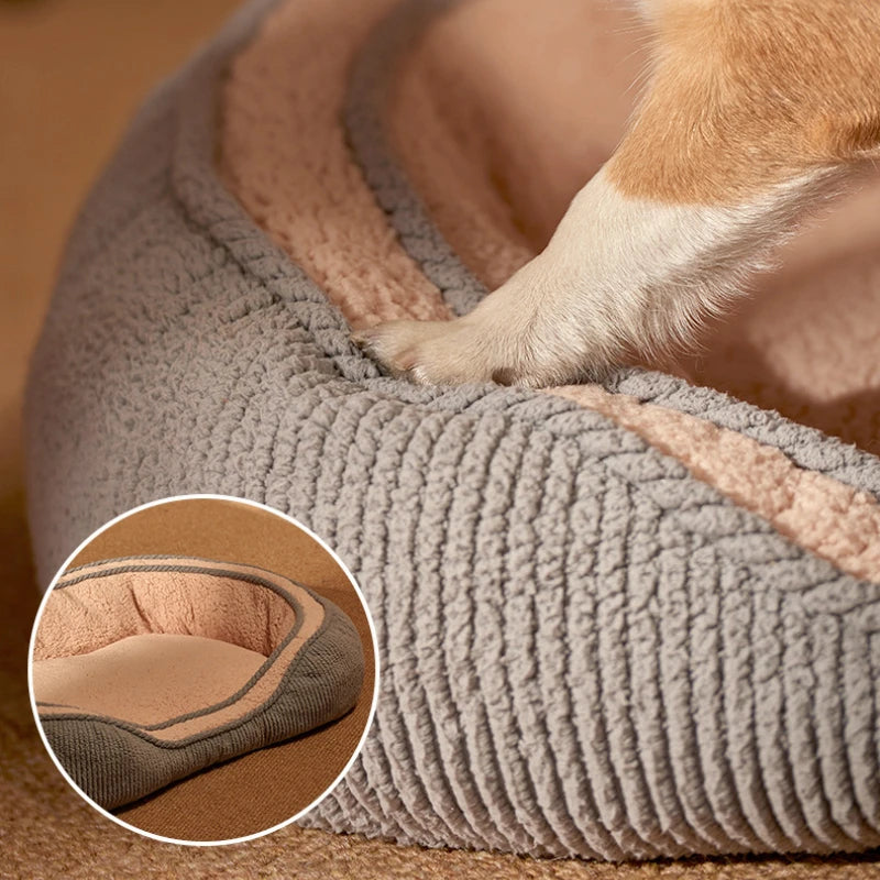 Daisy™ Deep Sleep Dog Bed – Plush Comfort for Dogs & Cats
