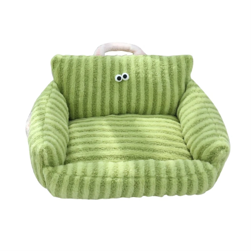 Charlie™ Pet Sofa – Cozy Linen Bed for Dogs & Cats