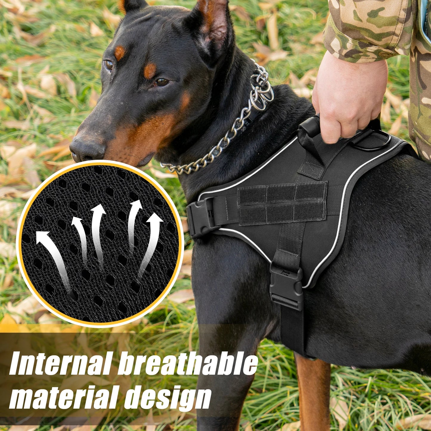 Rex™ Heavy-Duty Tactical Dog Harness