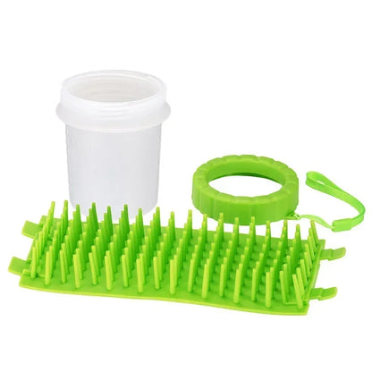 Portable Pet Paw Cleaning Cup with Soft Brush for Dogs