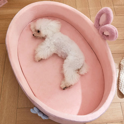Lily™ Cute Cat & Small Dog Bed – Adorable Design With Cozy Comfort