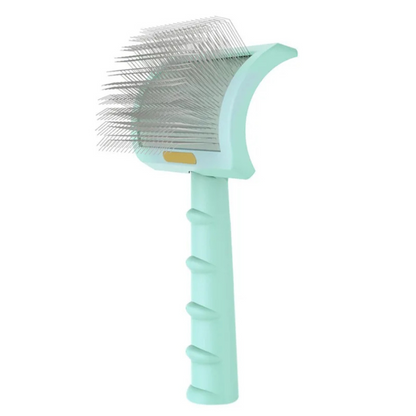 Professional Dog Grooming Comb – Long Needle Slicker Brush for Shedding and Detangling