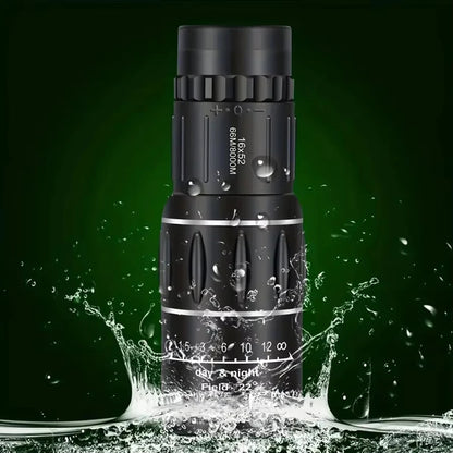 16x52 HD Monocular Telescope with BAK4 Prism and IPX4 Waterproof Design