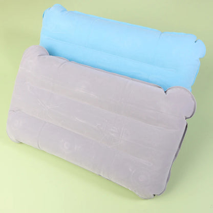 Portable Inflatable Camping Pillow – Compact Foldable Travel Headrest