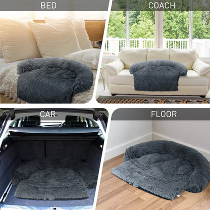 Bella Plush Dog Sofa Bed – Cozy Removable Cushion for Ultimate Comfort