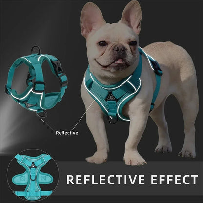 Toby No-Pull Dog Harness Set Reflective adjustable