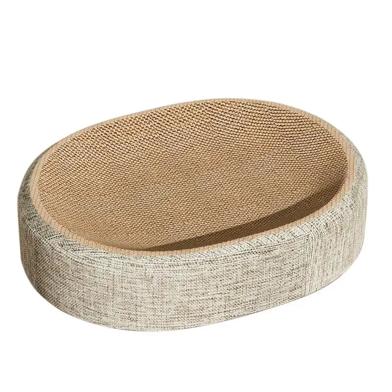 PurrLounge™ – Oval Cat Scratch Bed