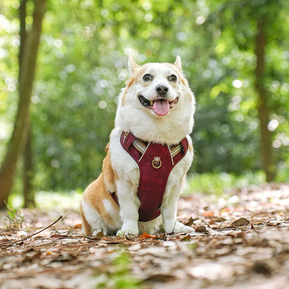 Hunter™  Waterproof PU Harness Durable Adjustable Dog Harness