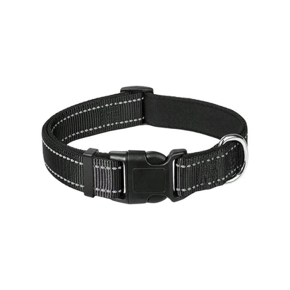 Leo | Reflective padded dog collar with breathable safety design