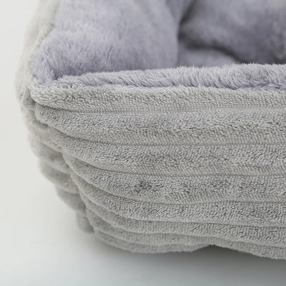 Charlie™ Square Plush Dog Bed – Waterproof & Calming Comfort
