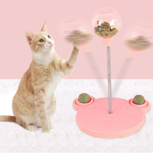 Milo™ Wobbling Cat Treat Toy with Catnip Balls and Interactive Arm