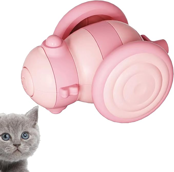 Ziggy™ Remote-Controlled Cat Toy with LED Light and Feather Attachment