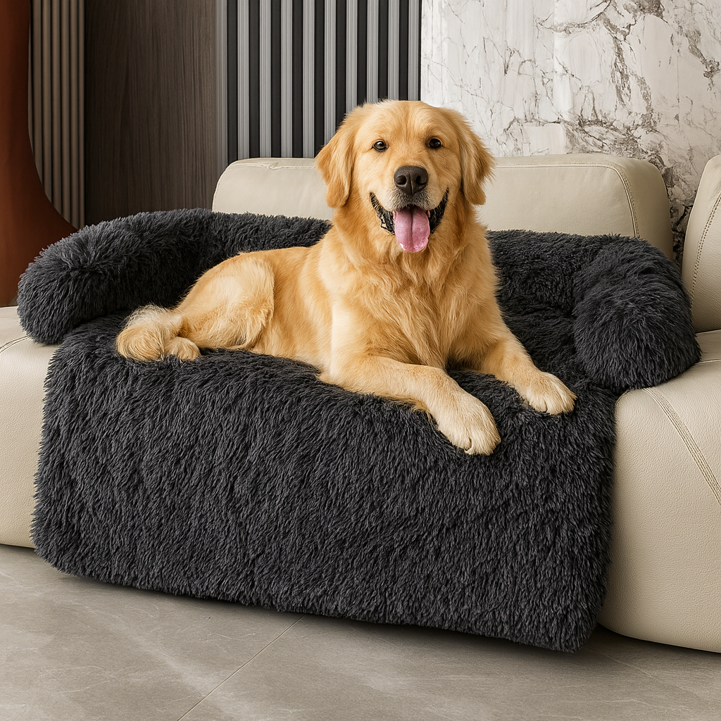 Bella Plush Dog Sofa Bed – Cozy Removable Cushion for Ultimate Comfort