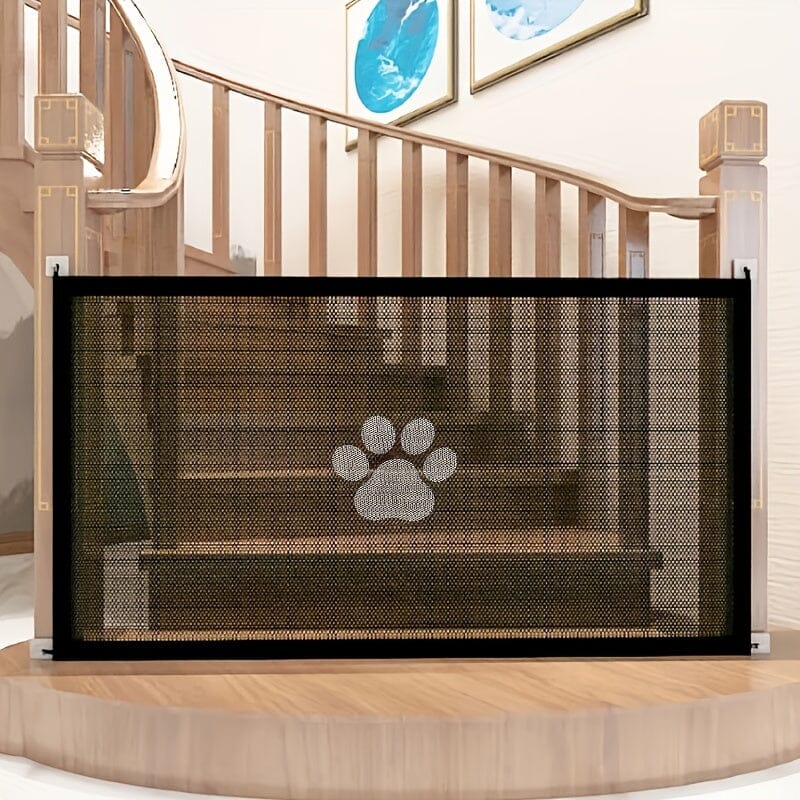 Portable Mesh Pet Safety Gate for Dogs and Cats – No Drill Needed