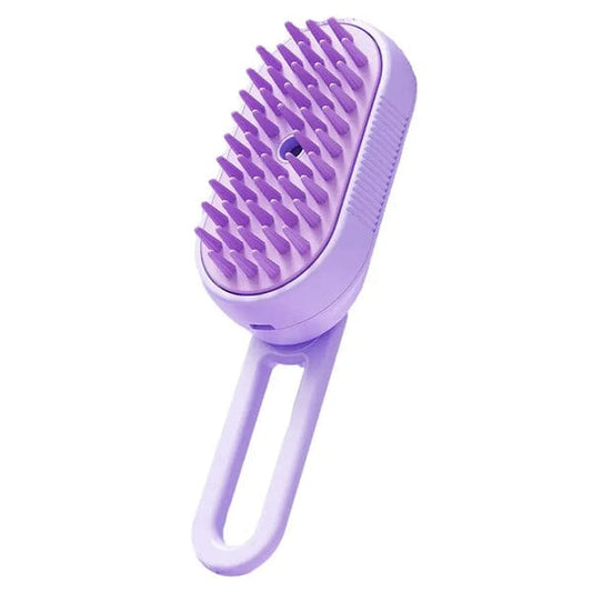Steam Pet Hair Remover Brush – Gentle Grooming, Massage & Shedding Control