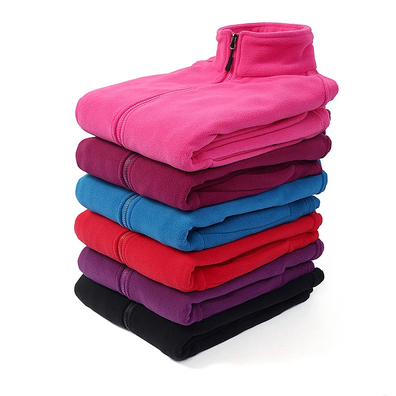 Women’s Windproof Fleece Jacket for Winter Hiking, Camping and Outdoor Sports