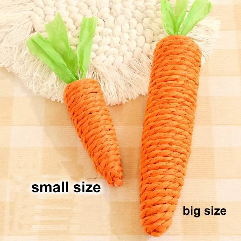Whiskerchew™ Carrot Cat Teething Toy Bite-resistant, scratch-friendly