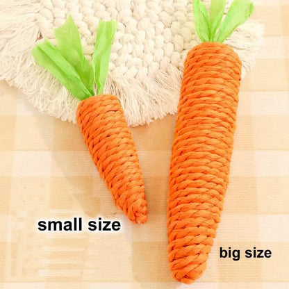 Whiskerchew™ Carrot Cat Teething Toy Bite-resistant, scratch-friendly