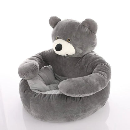 Teddy™ Cozy Pet Pillow with Cute Bear Design and Removable Cover