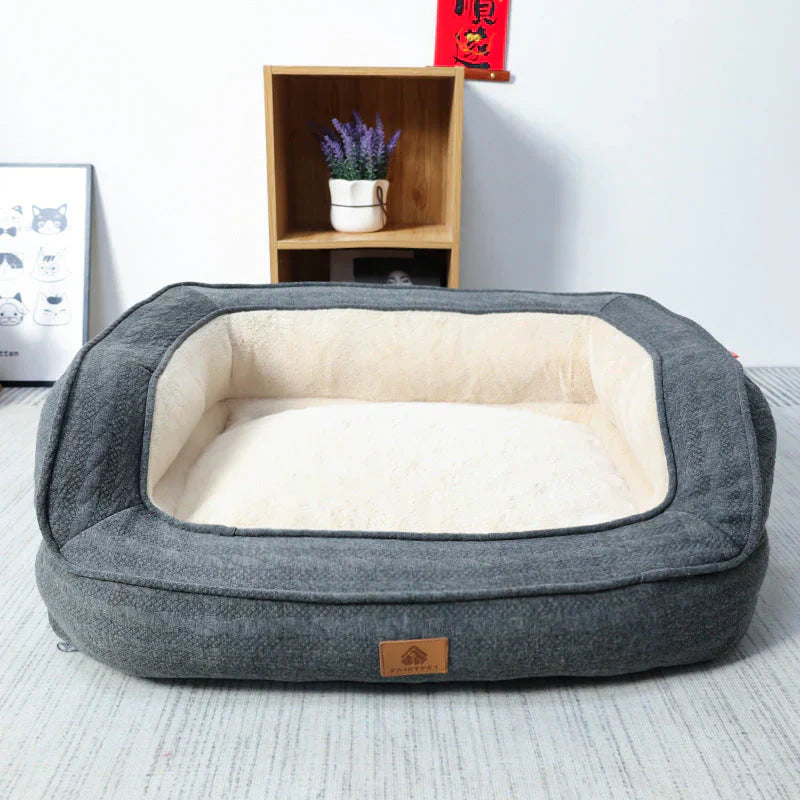 Rocky™ Ergonomic Dog Bed with Orthopedic Support and Washable Cover