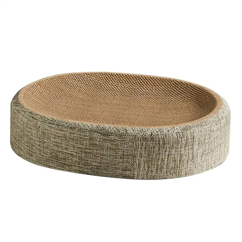 PurrLounge™ – Oval Cat Scratch Bed