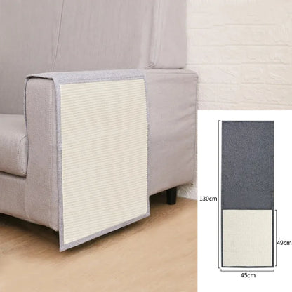 Oliver™ Cat Scratch Guard for Sofa Armrest with Durable Sisal Surface
