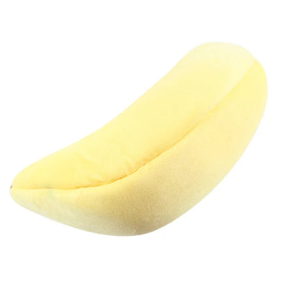 Mango™ Banana-Shaped Pet Bed with Plush Comfort and Semi-Enclosed Design