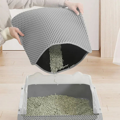 Waterproof Cat Litter Trap Mat Double-layer Mat For a Cleaner Home