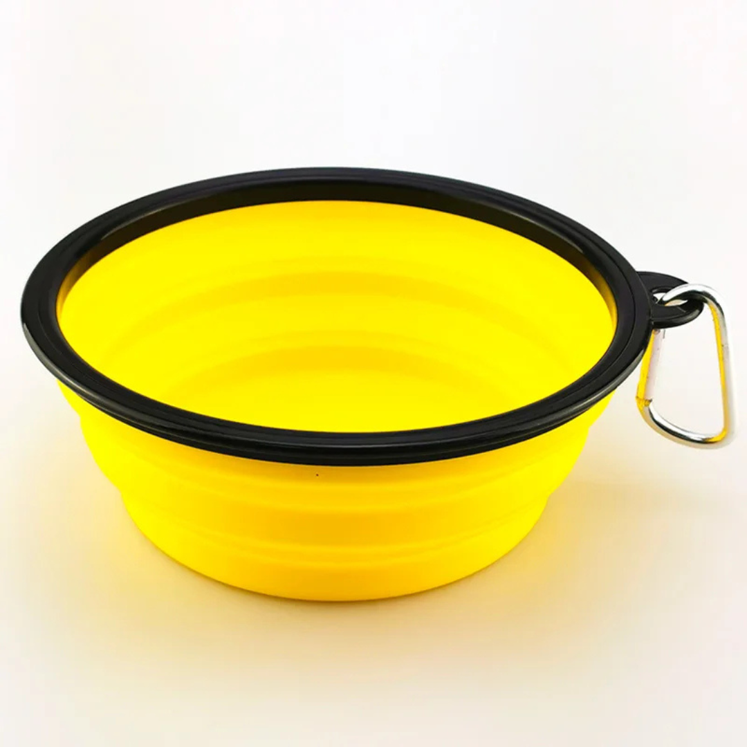 Collapsible Silicone Pet Bowl – Portable Travel Food & Water Bowl for Dogs and Cats