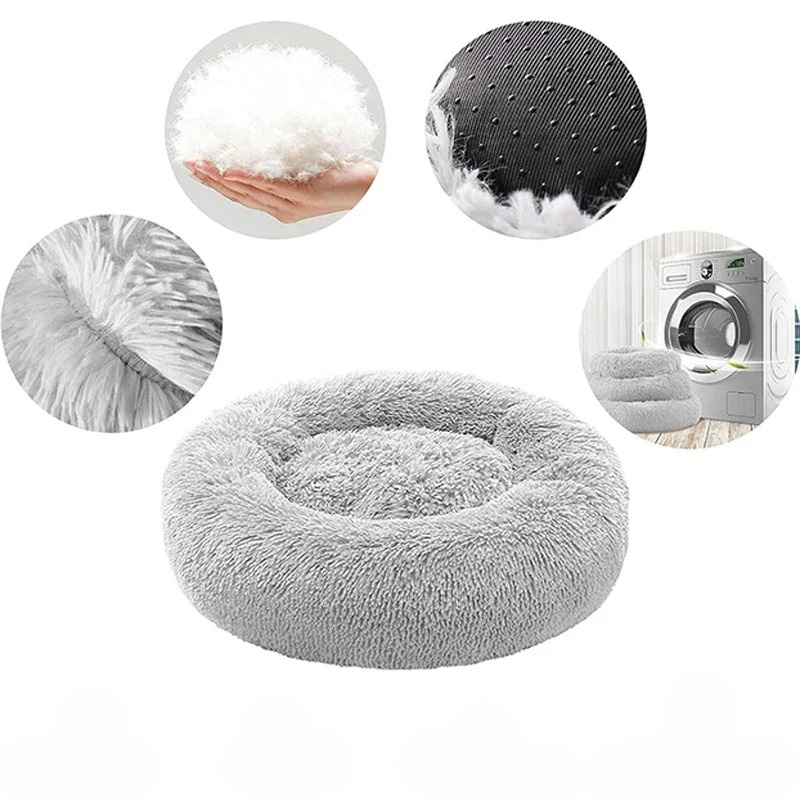 Molly™ Long Plush Dog Bed – The Softest Retreat for Peaceful Sleep