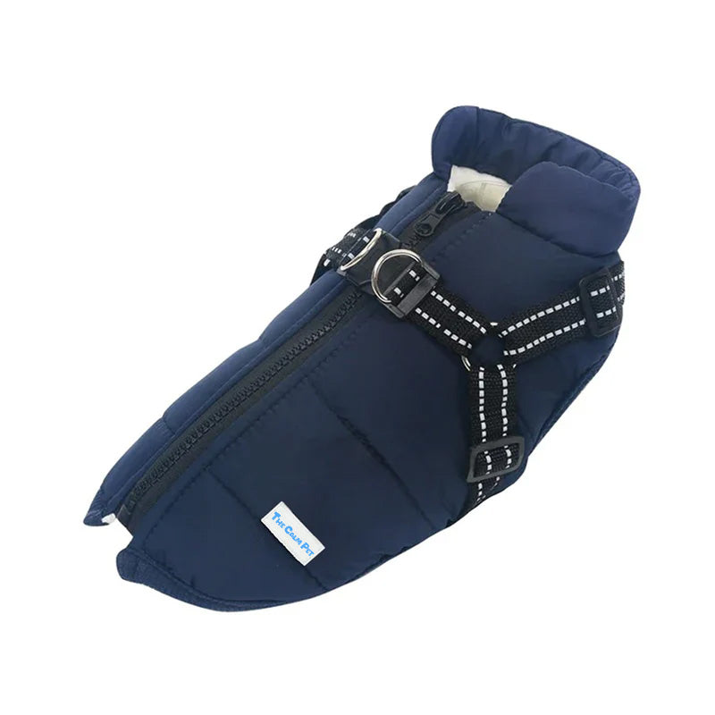 StormPaw™ – Waterproof Fleece Dog Coat