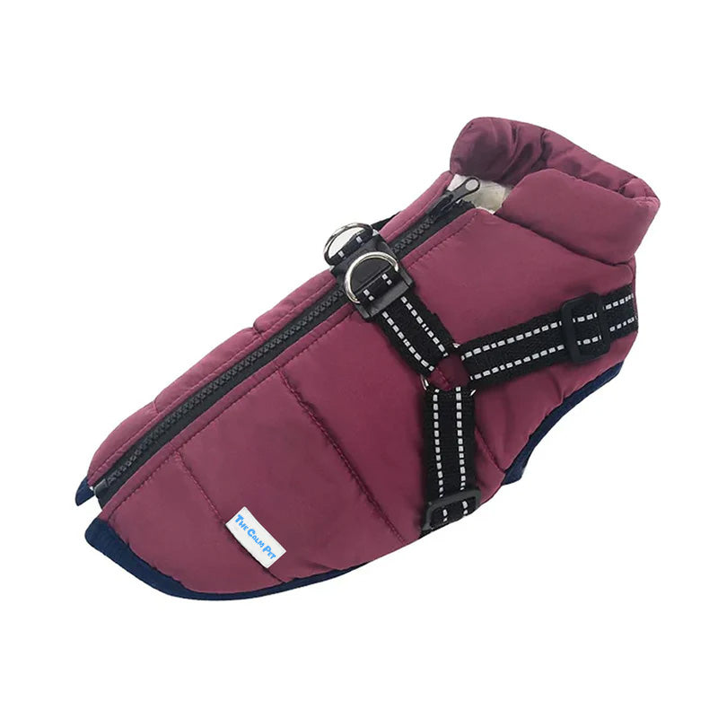 StormPaw™ – Waterproof Fleece Dog Coat