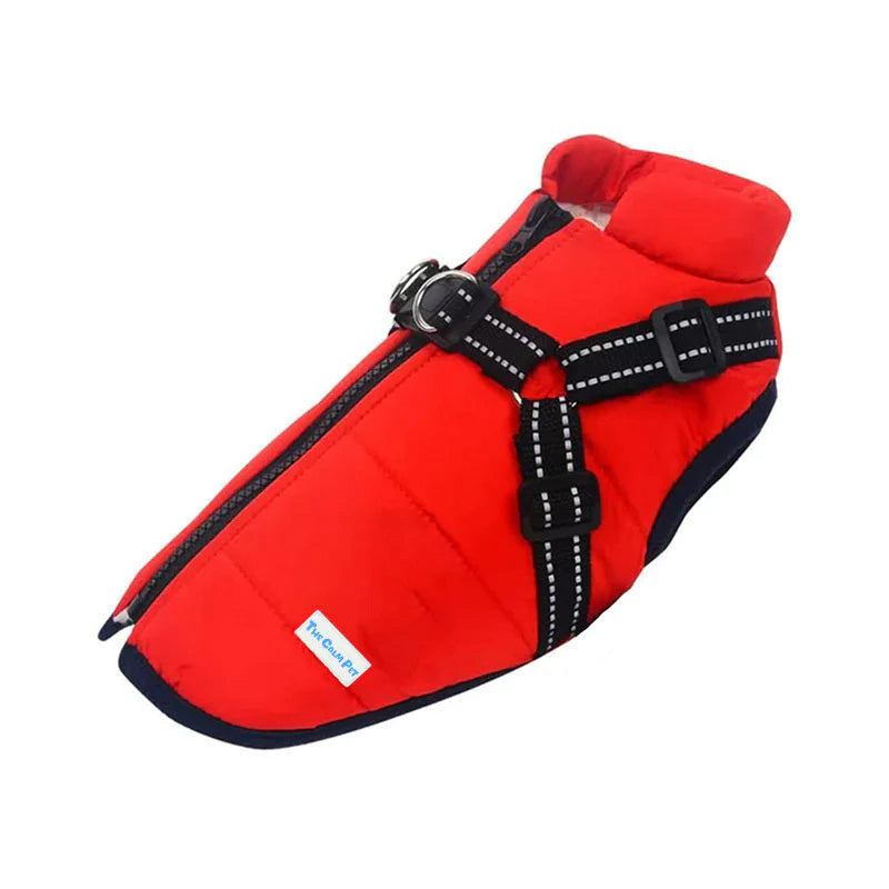 StormPaw™ – Waterproof Fleece Dog Coat