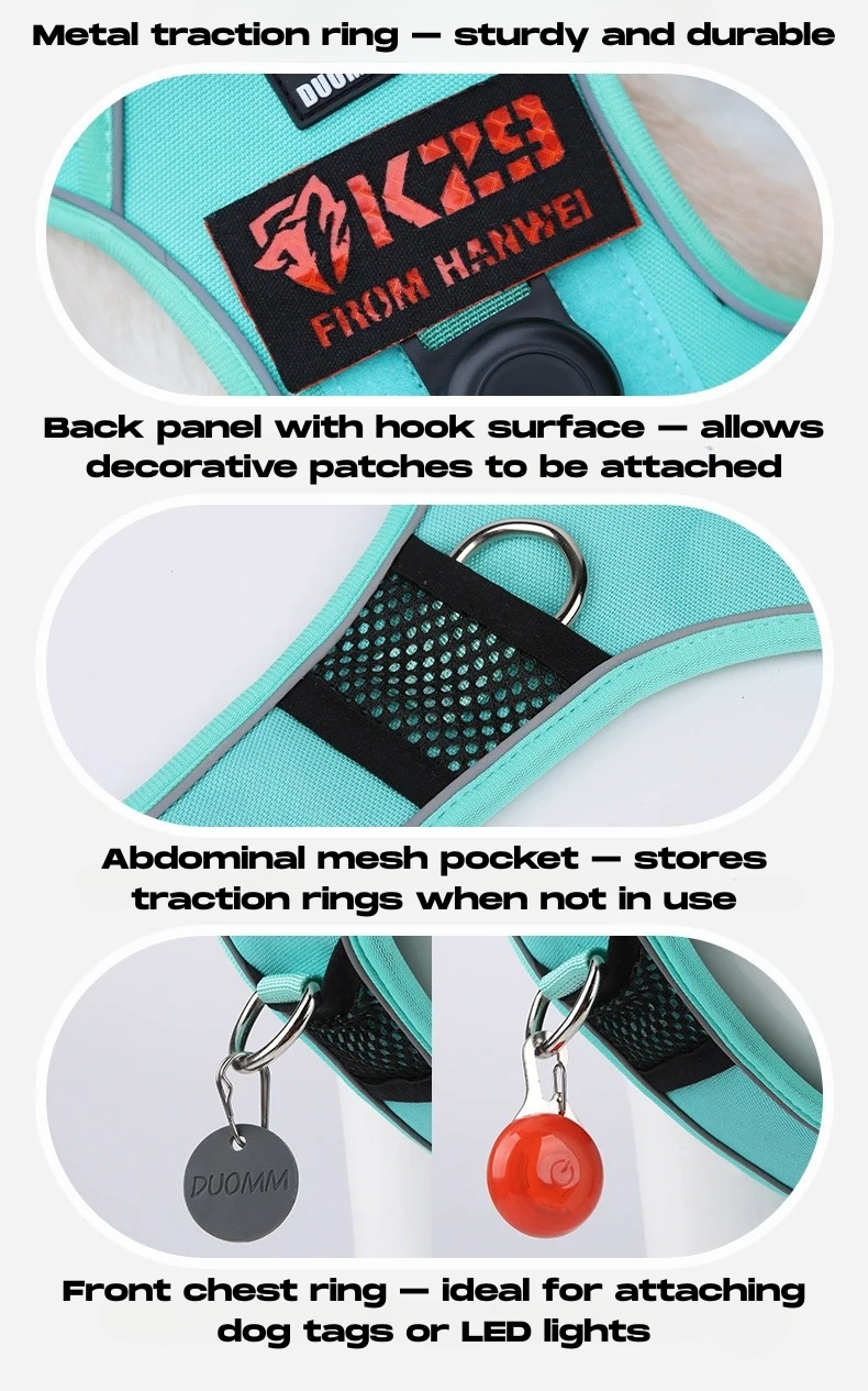 No-Pull Reflective Dog Harness Comfortable