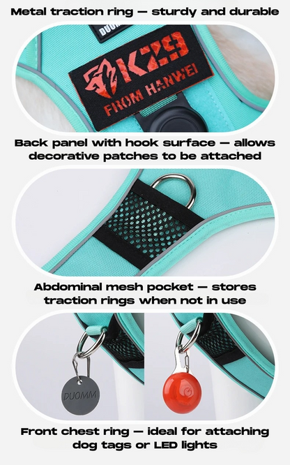 No-Pull Reflective Dog Harness Comfortable