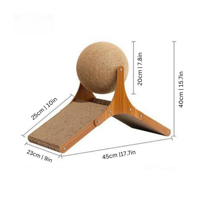 ClawSphere™ – Interactive Cat Scratching Sphere