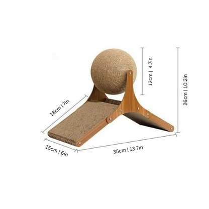 ClawSphere™ – Interactive Cat Scratching Sphere
