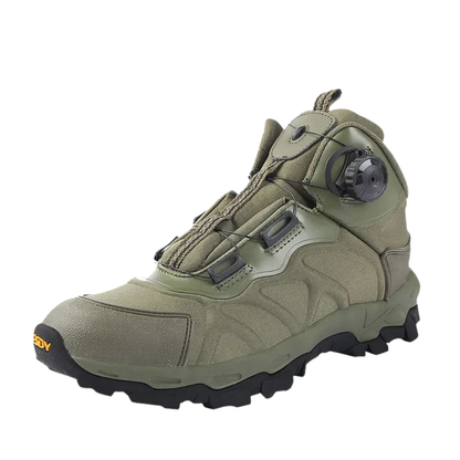 Tactical Waterproof Canvas Hiking Boots for Men – Durable Outdoor Combat Shoes