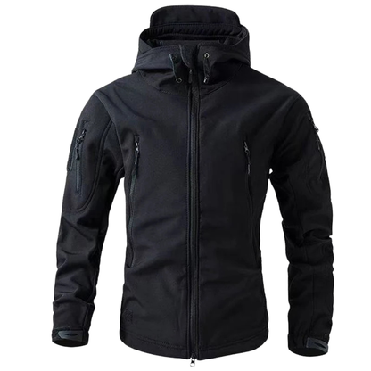 Men’s Waterproof Softshell Fleece Jacket for Winter and Outdoor Adventures