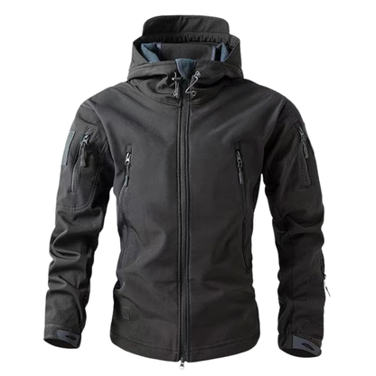 Men’s Waterproof Softshell Fleece Jacket for Winter and Outdoor Adventures