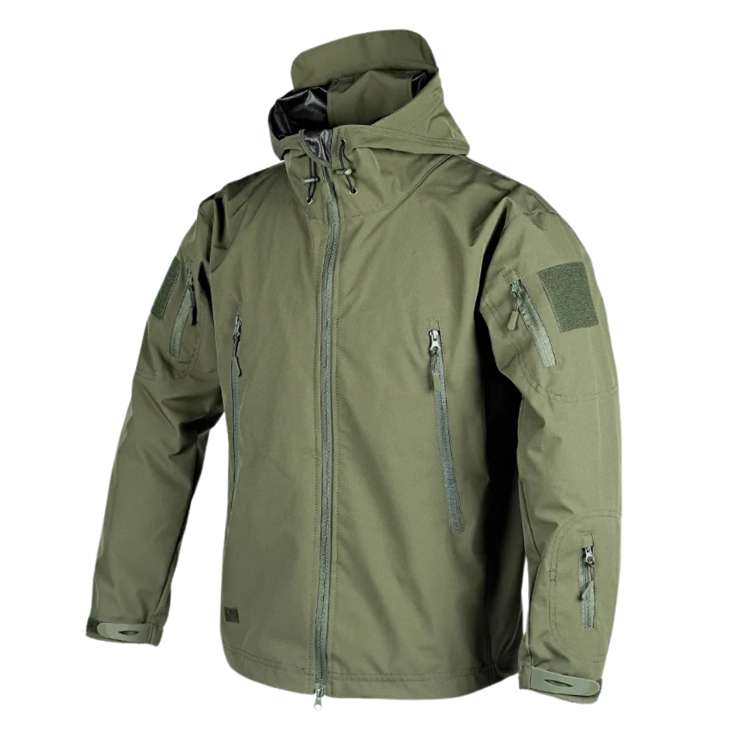Men's Tactical Soft Shell Jacket – Waterproof Windbreaker Outdoor Military Coat