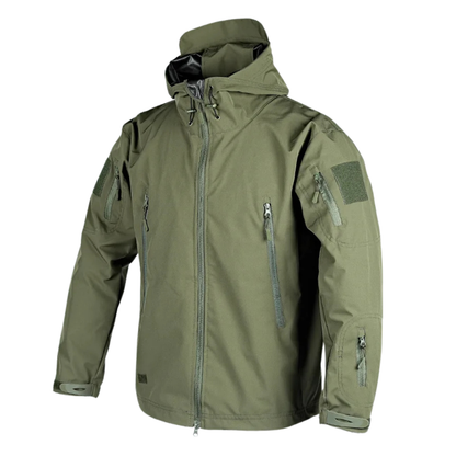 Men's Tactical Soft Shell Jacket – Waterproof Windbreaker Outdoor Military Coat