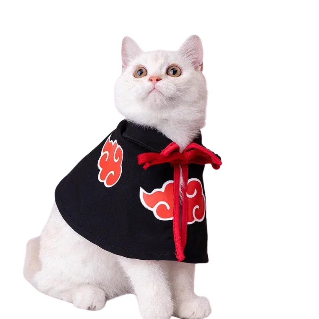 Naruto Pet Cloak – Anime Cosplay Costume for Cats and Small Dogs