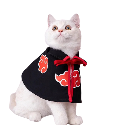 Naruto Pet Cloak – Anime Cosplay Costume for Cats and Small Dogs