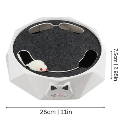 HuntMaster™ – Interactive Cat Toy with Moving Mouse